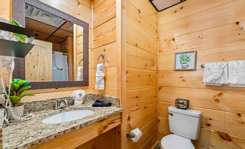 Bathroom, Skyview Serenity by Ghosal Luxury Lodging, Sevier
