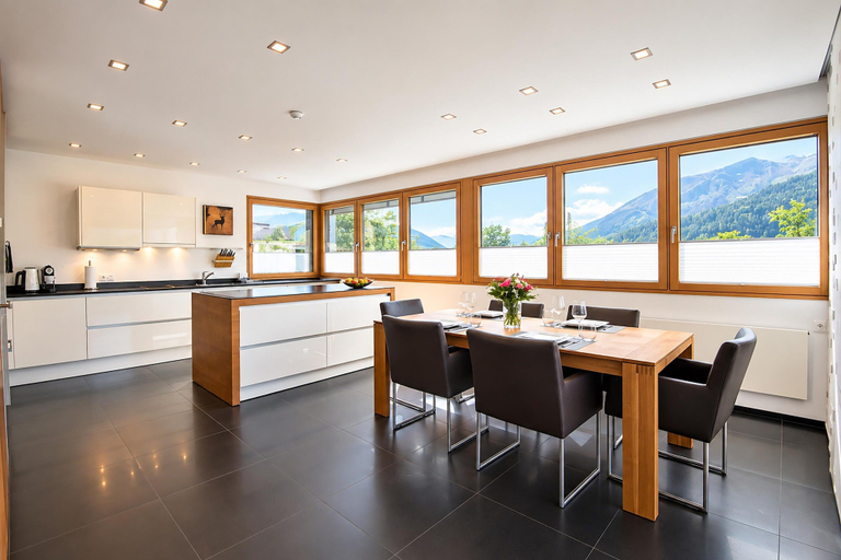 Private kitchen 4, Villa in Tyrol With Pool, Landeck