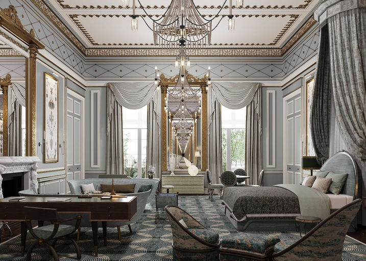 Room 4, Cambridge House, Auberge Collection, London