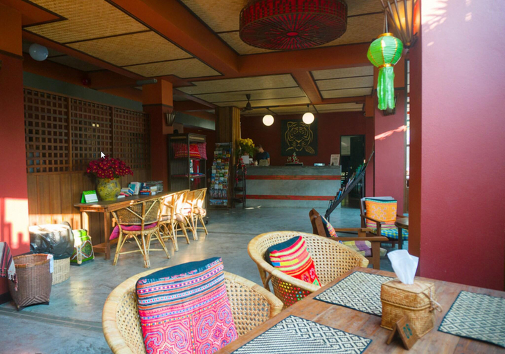 Public Area, Green Tiger House, Muang Chiang Mai