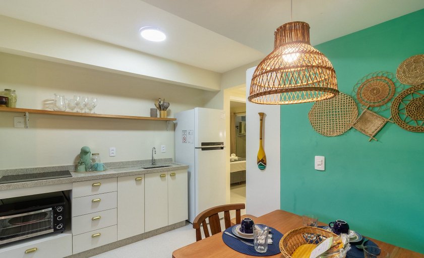 Dining, Apartment With 1 Suite 90 m From the Beach Sem0012, Barra Velha