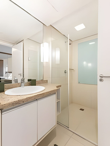 Bathroom 4, ARK Houses - Flat Standard Vista-Mar c/ Piscina na Cobertura, Santos