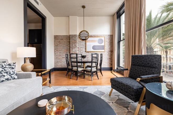 Living area, 2BR Luxury Stay & Stunning City Views The Mayfair, Orleans