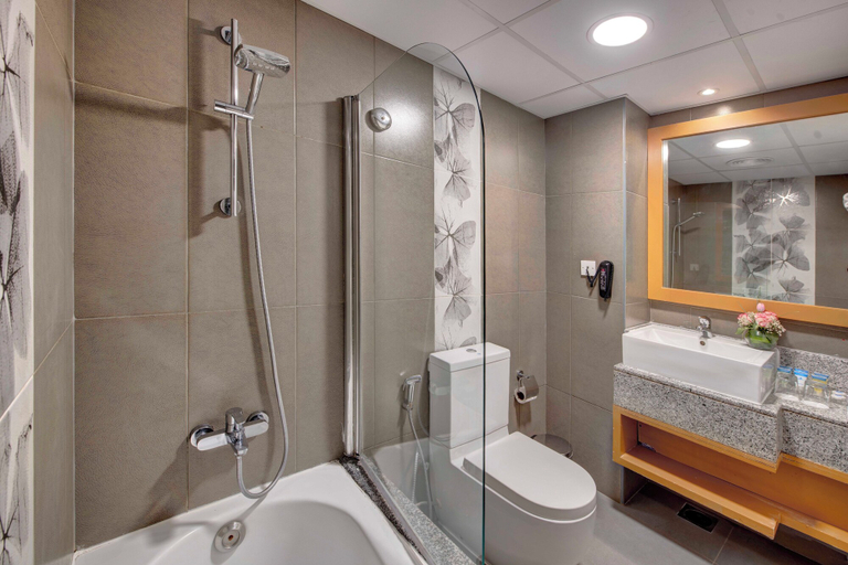 Bathroom 5, Lotus Grand Hotel, Dubai