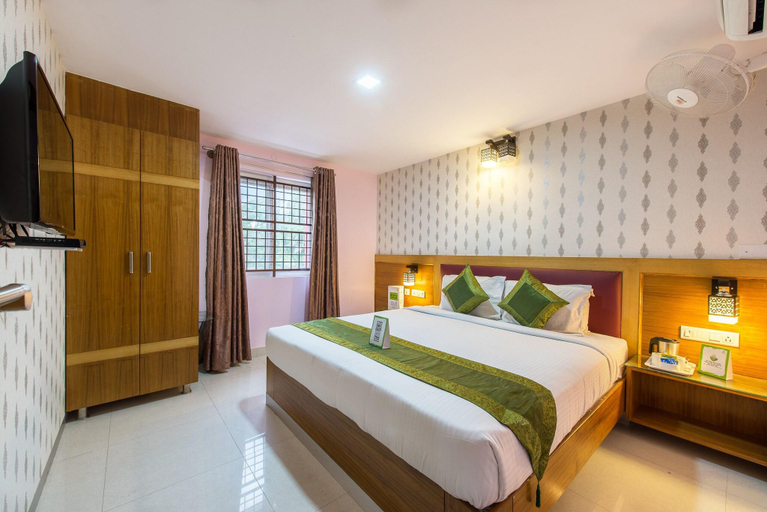 Bedroom 3, Treebo Akshaya Lalbagh Inn Bangalore, Bangalore
