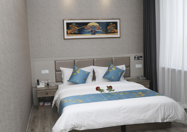 Bedroom 2, Shell Shanxi Province Jinzhong City Taigu Railway Station Hotel, Jinzhong