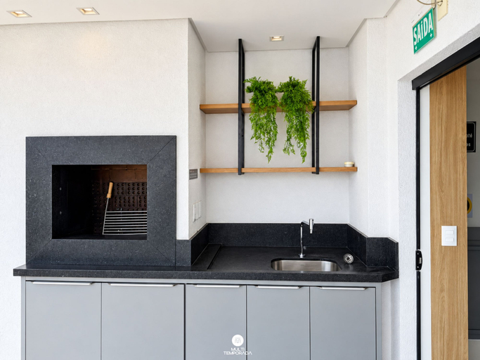 BBQ/picnic area 2, Apartamento Infinity Residence - PB, Porto Belo