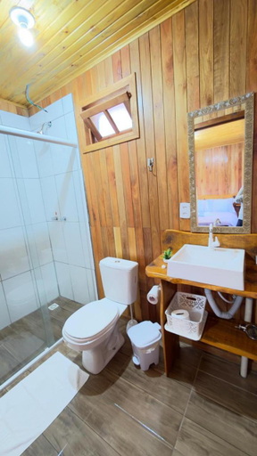 Bathroom 3, POUSADA RECANTO DOS VAGA-LUMES, Urubici