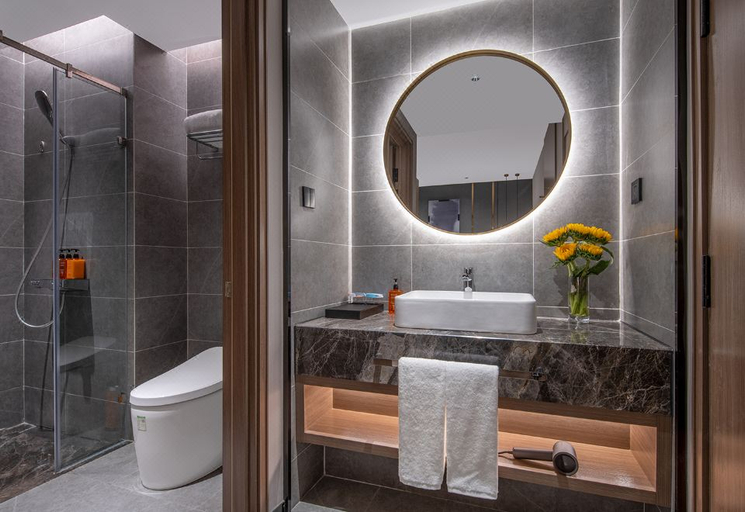 Bathroom 3, Orange Hotel Shenzhen Nanshan Subway Station, Shenzhen