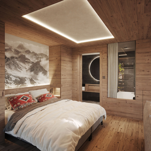 Room 3, The Ski Lodge, Entremont