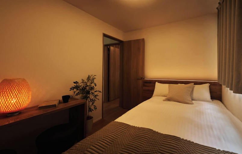 Bedroom, The Base Tenjin Minami, Fukuoka