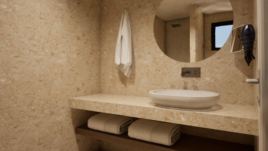 Bathroom 4, Aiora Aqua Resort, South Aegean