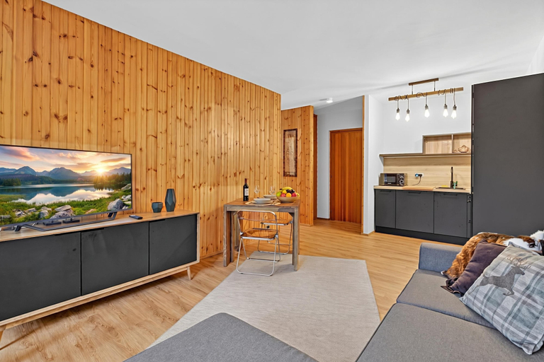 Living room 2, L'anemone Near Campo Smith Lifts, Torino
