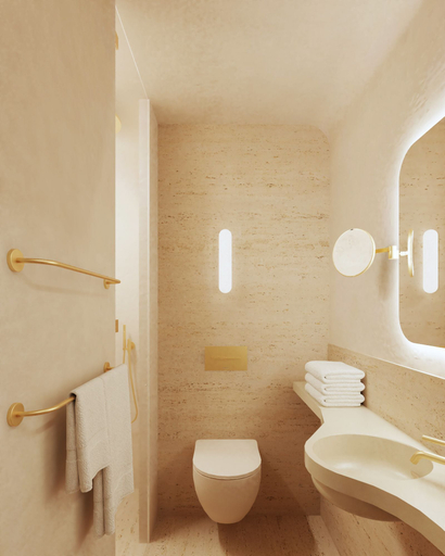 Bathroom 5, Hotel Daline Eiffel, Paris