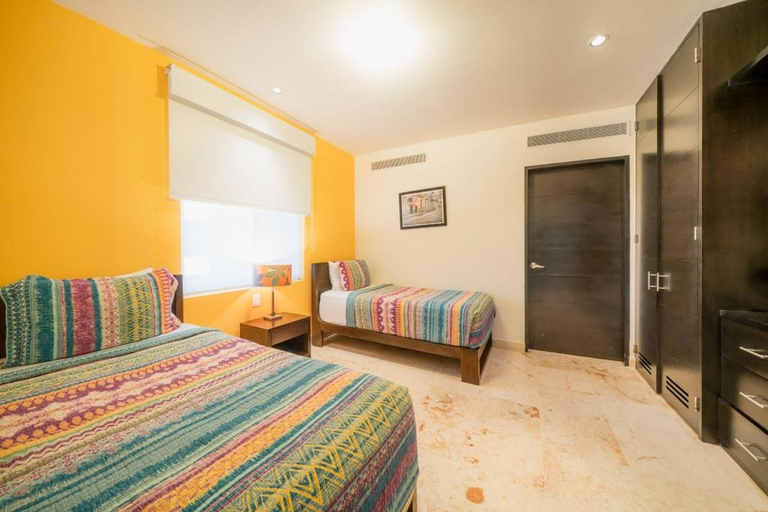 Bedroom 3, Ocean View 2BR Luxury Condo - The Elements 101, Cozumel