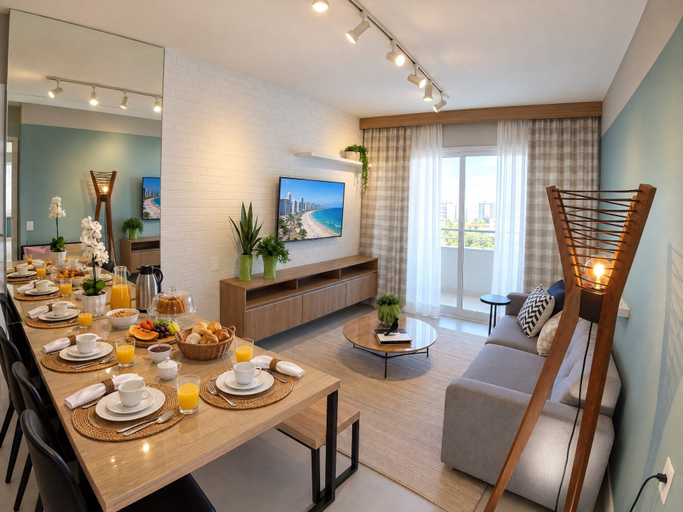 4, Beautiful Apartment With sea View 2 Bedrooms, Fortaleza