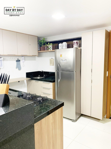 Private kitchen 2, Dutra Ocean Flat By DayByDay, João Pessoa