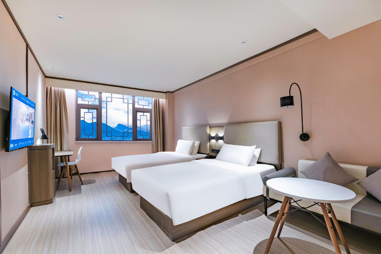 Bedroom 2, Hanting Hotel Abazhou Mao County Guqiangcheng, Ngawa Tibetan and Qiang