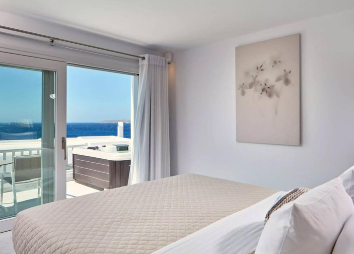 Bedroom 3, Manoula's Beach Mykonos Resort, South Aegean