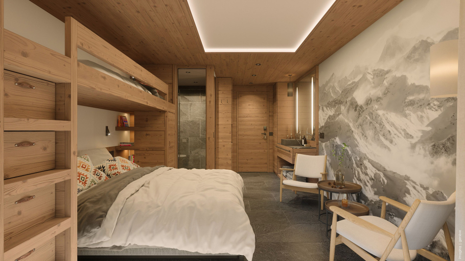 Room 4, The Ski Lodge, Entremont