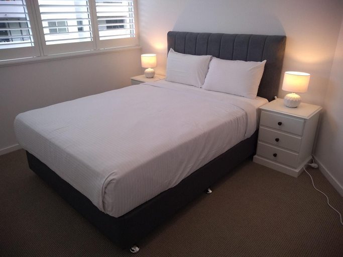 Bedroom 3, Chasely Apartment Hotel, Toowong