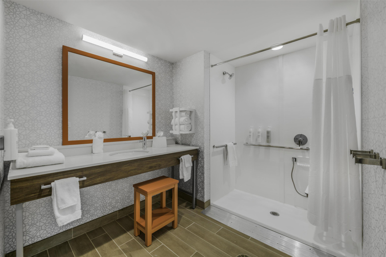 Bathroom 4, Hampton Inn & Suites By Hilton Decatur, Morgan