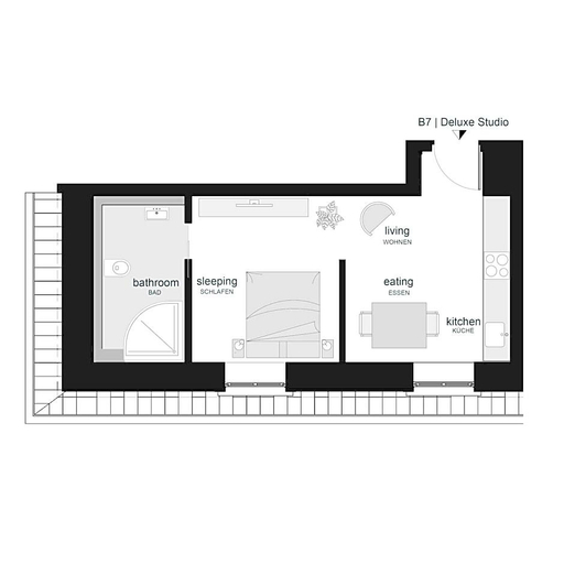 Room 5, Boutique Suites Heidelberg Alte Zigarrenmanufaktur, Heidelberg