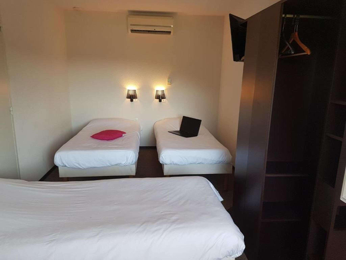 Bedroom 2, Enzo Hotels Quimperle By Kyriad Direct, Finistère