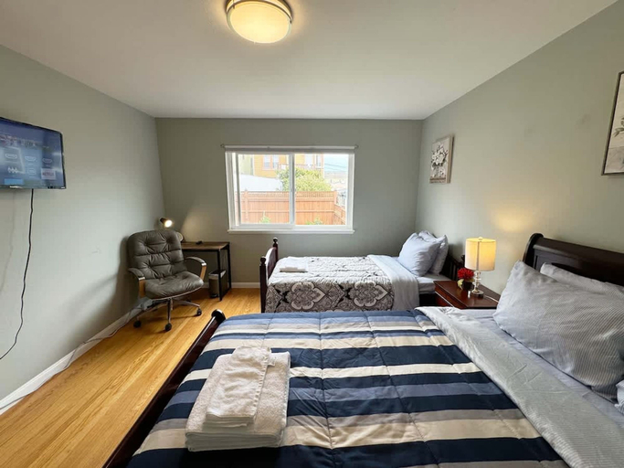 Room 5, Spacious 5B 2 5ba House I 4 Free Driveway Parking, San Francisco