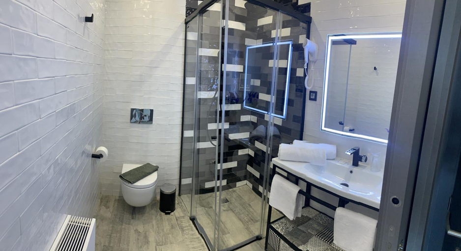 Bathroom 3, Hotel Riojano, Madrid