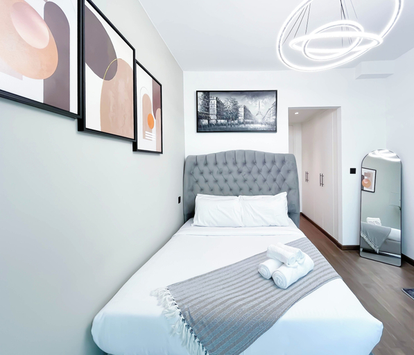 Bedroom 3, Luxury & Comfort 1B at Cappadocia & Views, Dubai