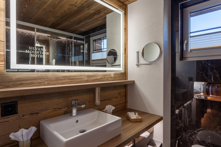 Bathroom 4, Silvana Mountain Hotel, Visp