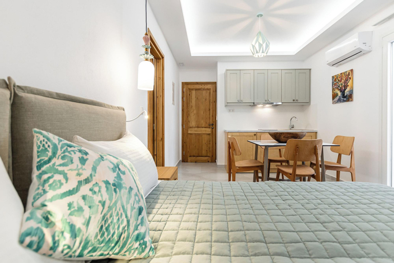 Bedroom 4, Galazia Apartments, South Aegean