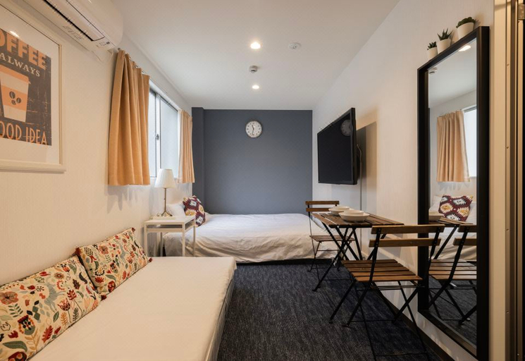 Bedroom 2, Namba Garden Square Apartment, Osaka