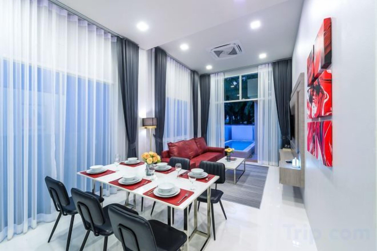 Dining, The Garnet Light Pool Villa Ao Nang, Mueang Krabi