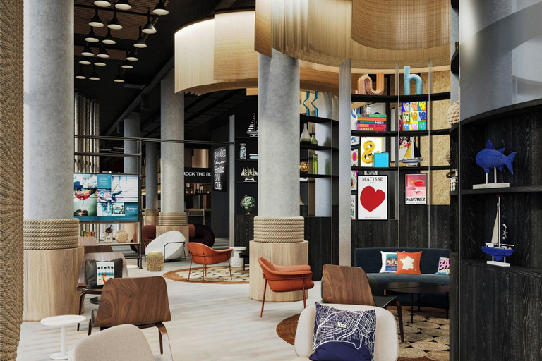 Public Area, Moxy Nice, Alpes-Maritimes