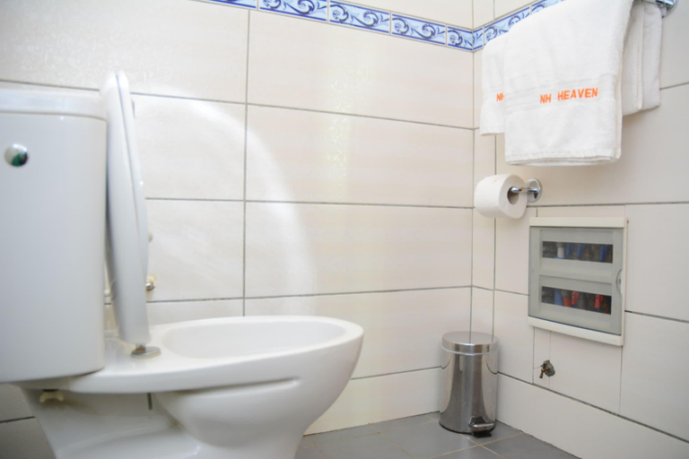 Bathroom 4, New Heaven Hotel, Mfoundi