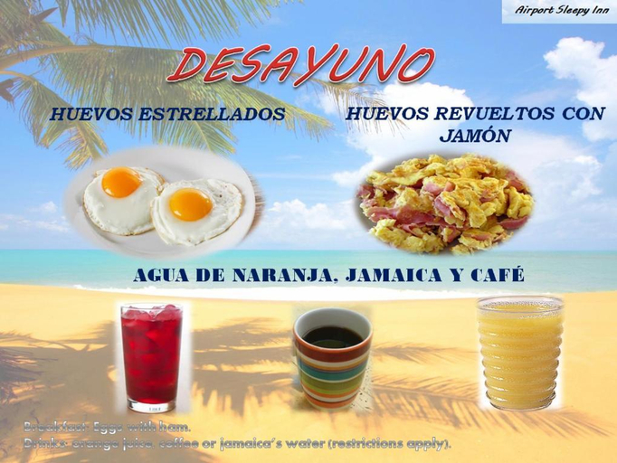 Food & Drinks, Airport Sleepy Inn, Benito Juárez