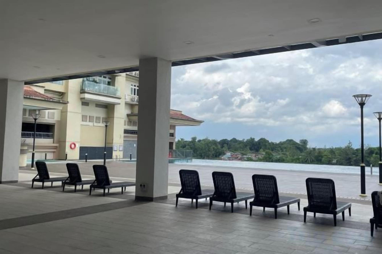 Terrace/patio, Kuching City Center Riverine Apartment With Balcony & City Views, Kuching