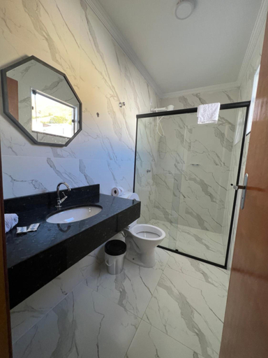 Bathroom 3, Hotel Pousada Colliseu, Aparecida