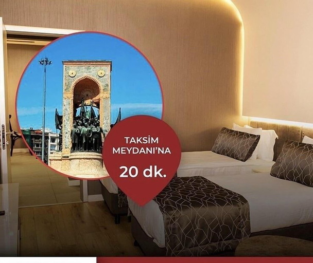 Bedroom 4, Elm Suite Hotel, Şişli