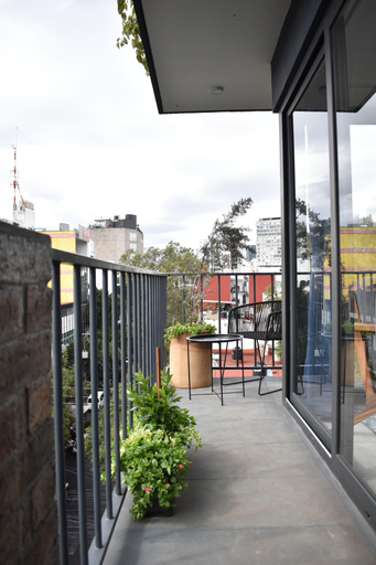 Terrace 5, Tanat Art Boutique Hotel, Mexico City