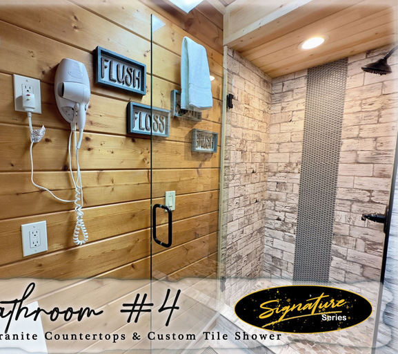 Bathroom 3, Tennessee Treasure 11 Beds Pool Theater, Sevier