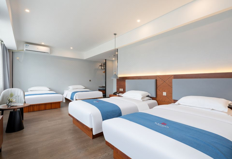 Bedroom 2, Borrman Hotel (Yankuang Donghua Branch, West Outer Ring Road, Zoucheng), Zaozhuang