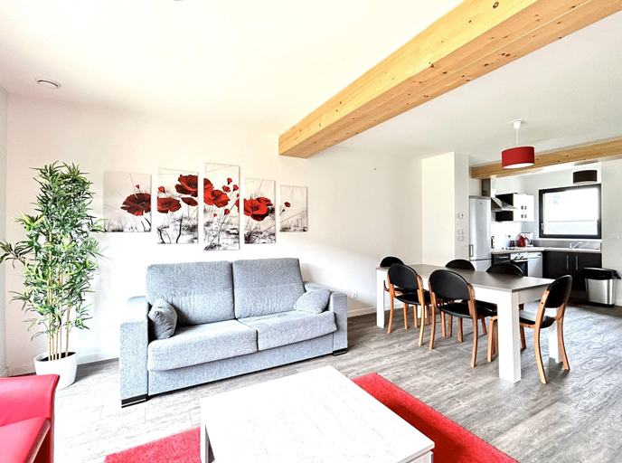 Bedroom 3, Résidence Montifault - gîtes du 2 au 3 pièces, Loire-Atlantique