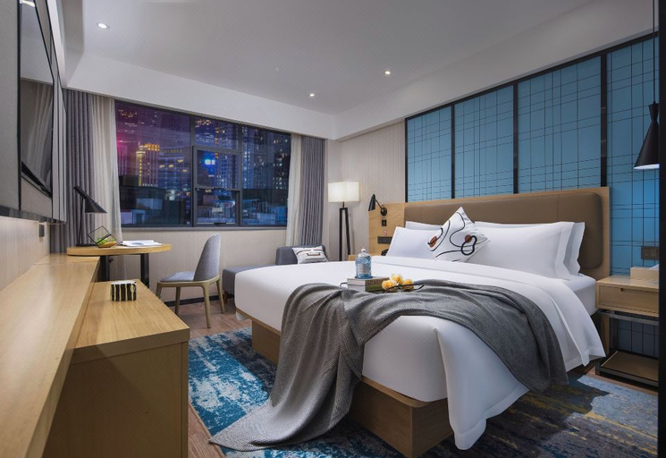 Bedroom 2, Echarm Hotel Heyuan Jianji Wanda Plaza, Heyuan
