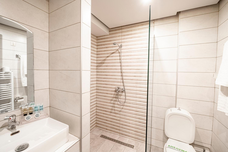Bathroom 4, Lingos Hotel, West Macedonia
