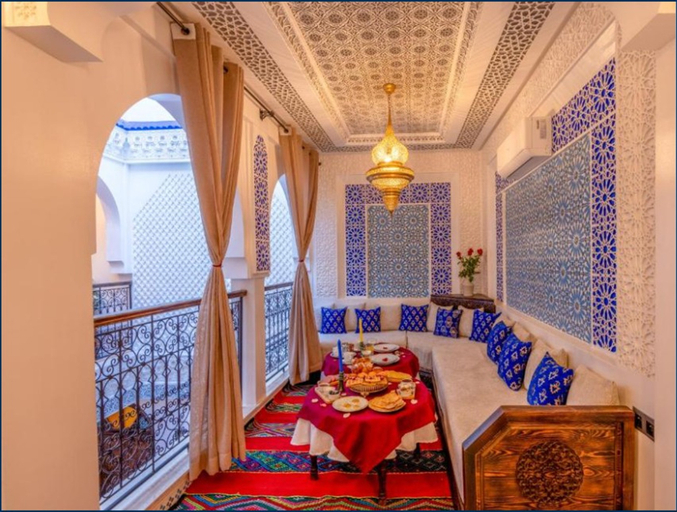 Lobby 4, Riad La Perle Bleue, Marrakech