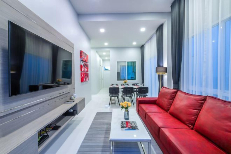 Living area, The Garnet Light Pool Villa Ao Nang, Mueang Krabi