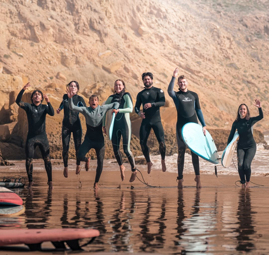 Public Area, Waves Hunter Surf House - Anza, Agadir-Ida ou Tanane